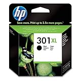 HP 301XL (CH563EE) Original Druckerpatrone Schwarz für HP DeskJet 10xx, 15xx, 20xx, 25xx, 30xx, HP ENVY 45xx, 55xx, HP OfficeJet 26xx, 46xx