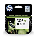 HP 3YM62AE 305XL Schwarz Original Druckerpatrone mit hoher Reichweite für HP DeskJet, HP DeskJet Plus, HP ENVY, HP ENVY