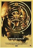 xinxinxiangrong Qualität Leinwand Poster HBO Science Fiction Serie Westworld Schlafzimmer Wohnzimmer Bar Cafe Wand-dekor Retro Malerei Bild A1291 50×70CM Ohne R