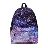 Cipliko Mädchen Schulrucksack Leichte Rucksäcke Sternenhimmel Schultaschen Große Kapazität Ergonomisches Design Schüler Laptoptasche Isolierte Lunchpaket Federmäppchen Für Teen G