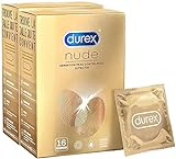 Durex Nude Kondome für Hautgefühl, 32 ex