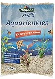 Dehner Aqua Aquarienkies, Körnung 5 - 8 mm, 3 x 5 kg (15 kg), weiß