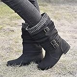 Damen Stiefeletten Chelsea Boots Damen Stiefel Plateau Hohe Schnürstiefel mit Stiletto Absatz Kniehohe Zweifarbig Security Tactical Einsatzstiefel Boot Chunkyrayan Damen Cowboy Stiefel Biker B