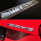 New Style 3D für Mercedes-Benz ///AMG Emblem ABS Kofferraum Logo Abzeichen Dekoration Geschenk Aufkleb