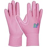 GEBOL 709704 Schutzhandschuh KIDS | Gr. 5-8 Jahre | pink | Mädchen-Handschuhe | 1 Paar, Kinder, 2 Stück