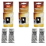 Melitta 3er Pack Perfect Clean Kaffeevollautomaten Inhalt 4 Tabs à 1,8g - 1500791