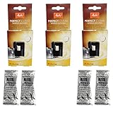 Melitta 3er Pack Perfect Clean Kaffeevollautomaten Inhalt 4 Tabs à 1,8g - 1500791