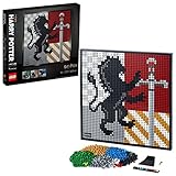 LEGO 31201 Art Harry Potter Hogwarts Wappen Set, Wanddekor, DIY Puzzle für Erw