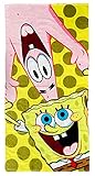 Sponge Bob Schwammkopf Badetuch Handtuch Strandtuch 70 x 140