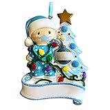 FEIZAO Anhänger Weihnachtsdeko Weihnachtsanhänger Basteln Weihnachtsschmuck Hängende Charms DIY Anhängerweihnachtsdeko Christbaumanhänger Geschenkanhänger Aufhäng