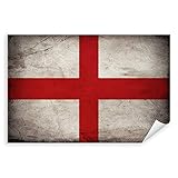 Postereck - 0281 - Vintage Flagge, Fahne England London - Unterricht Klassenzimmer Schule Wandposter Fotoposter Bilder Wandbild Wandbilder - Poster - 3:2-30,0 cm x 20,0