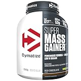 Dymatize Super Mass Gainer Rich Chocolate 2,9kg - Weight-Gainer Pulver + Kohlenhydrate, BCAAs und C