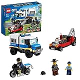 LEGO 60276 City Polizei Gefangenentransporter, Spielzeug-Set mit Motorrad und LKW, Erweiterungsset zur Polizeistation, für Kinder ab 5 J