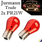 2x Jurmann PR21W 12V Original Rot Long Life Bremslicht Nebelschlusslicht Halogen Ersatz Birne E-geprü