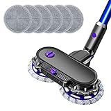 Odashen Elektrischer Wischmoppkopf für Dyson V7 V8 V10 V11 Staubsauger Teile Mop Kopf nass und trocken mit Wassertank