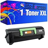 Tito-Express PlatinumSerie 1 Toner XXL kompatibel mit Lexmark MS-310 MS310D MS310DN MS312DN MS315DN MS410D MS410DN MS510DN MS610DE MS610DN MS610DTE MS610DTN | 50F2H00 Black 5.000 S