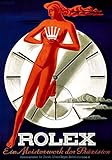 Vintage Beyer Zürich Rolex Werbung 1942 Wandbild Fotodruck Poster A4