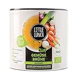 Little Lunch Bio Brühe | 'Gemüsebrühe Klassik' | 420g | Vegan | 100% Bio-Qualität | Ohne zugesetzten Zucker | Ohne Geschmacksverstärker | Ohne Hefe | Ohne Palmfett | Ohne künstliche Z