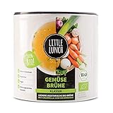 Little Lunch Bio Brühe | 'Gemüsebrühe Klassik' | 420g | Vegan | 100% Bio-Qualität | Ohne zugesetzten Zucker | Ohne Geschmacksverstärker | Ohne Hefe | Ohne Palmfett | Ohne künstliche Z