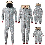 Weihnachts Pyjama Familie Schlafanzüge Männer Frauen Kind Baby Elch Kostüme Weihnachtspyjamas Weihnachtspulli Pyjamas Hausanzug Schlafshirt Schlafanzüge Nachthemd Nachtwäsche Jumpsuit O