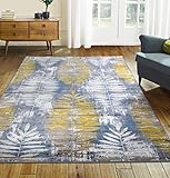 A2Z Rug Teppich Paris 1941, moderner Teppich mit floralem Muster, für Wohnzimmer, Esszimmer und Wohnzimmer, kurzer Flor, 160 x 230 cm, Koralle, zeitgenössisch, mittelgroß