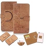 K-S-Trade Handy-Hülle Schutz-Hülle Kompatibel Mit ACER Liquid E700 Trio Handyhülle Schutzhülle Korkhülle Kork-Hülle 1x