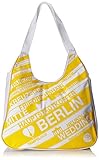 HAUPTSTADTKOFFER Umhängetasche Berlin Taschen 1.5 Liter Mehrfarbig (Weiß/Gelb) HK-B11098-S
