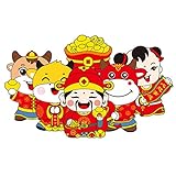 LOPADE Cool-Impression 6er-Pack Chinesische rote Umschläge 2021 Chinesisches Neujahr Günstiges rotes Paket für das Neujahrsfrühling