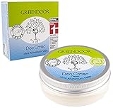 GREENDOOR Deo Creme Ohne Aluminium vegan 50ml, nur 4 Cent pro Tag, Creme Deodorant OHNE Aluminium-Salze Alkohol Parabene, natürlich ohne Tierversuche, Naturkosmetik Aloe Vera, Bio Babassu, Deocreme C