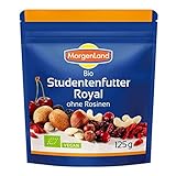 MorgenLand - Studentenfutter Royal ohne Rosinen - 125 g - 9er Pack