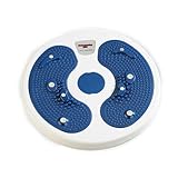 Newgen Medicals Hüfttrainer: Fitness Waist Twisting Disk für die schlanke Taille, Ø 28cm, bis 90kg (Fitness Drehscheibe Übungen)