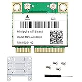 Katigan MPE-AX3000H Dual Band WiFi 6 Karte 802.11Ax Kabellos Halb PCI-E WLAN Karte PCI Express Netzwerk