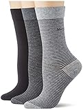 Marc O’Polo Body & Beach Damen Multipack W 3-Pack Socken, Schwarz, 39/42