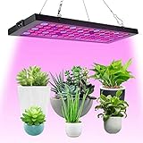Favrison LED-Wachstumsleuchten für Zimmerpflanzen, volles Spektrum, 100 W, LED-Pflanzenlicht für Gewächshaus, Hydrokultur, Gemüse, Sukkulenten, Setzlinge und Blumen (75 LEDs)