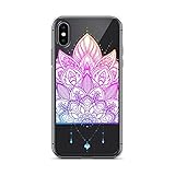 blitzversand Handyhülle Ganesha Lotus kompatibel für Samsung Galaxy J5 2017 Mandala bunt Schutz Hülle Case Bumper transparent rund um Schutz Cartoon M11