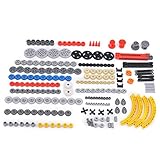 Bybo Technik Ersatzteile Set,Technik Zubehör Technik Motor Technik Teile Steine Einzelteile, Klemmbausteine Set Kompatibel mit Lego Technik