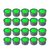 URCheers 20PCS Becken Wasserhahn Filter-Hahn Belüfter - Wasserhahn Kunststoffeinsatz Ersatzdüsenfilter - Wasserhahn Durchflussbegrenzer Ersatzteile für Küche, B