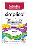simplicol Textilfarbe expert Fuchsia-Pink 1705: Farbe für kreatives, einfaches Färben in der W
