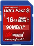 eMemoryCards 16GB Ultra schnelle SD SDHC Class 10 Speicher Karte für Kodak EasyShare CD90