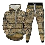 SSBZYES Herren Sweatshirt Sweatshirt Set Herren Große Größe Sweatshirt Hoodie Jogginghose Paar Pullover Paar Pullover Farbdruck S