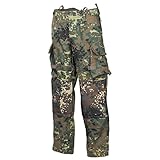 MFH BW Kampfhose, Einsatz/Übung Bundeswehr Einsatzhose Army Outdoor Hose Arbeitshose Flecktarn S-XXL (S)