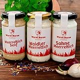 WURSTBARON® Meerrettich Paket - Set aus verschiedenen Meerrettich V