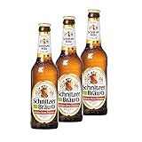 3 Flaschen - Schnitzer Bräu | German-Hirse-Premium | *glutenfrei* | 0,33 Liter, 5,0% Vol. | inkl. Pfand 0,24 €