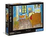 Clementoni 39616 van Gogh – Schlafzimmer in Arles – Puzzle 1000 Teile, Museum Collection, Geschicklichkeitsspiel für die Familie, Erwachsenenpuzzle ab 14 Jahren zu W