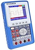 PeakTech 1220 – 1-Kanal Speicher-Oszilloskop (20MHz) & True RMS Multimeter mit USB-Schnittstelle & 3,8“ Farbdisplay, Tragbares DSO, Digitales Speicher Hand-Oszilloskop inkl. Koffer mit Zubehö