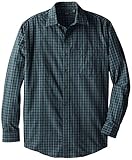 Arrow Herren Big and Tall Langarm Tartans Popeline Button Down in Garden Topiary, Gartenschnittschnitt, XX-Large Groß