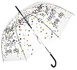 Bloom of London Parapluie Cloche - Design Anglais Ouverture automatique Confettis Regenschirm, 75 cm, 100 liters, Mehrfarbig (Multicolore)