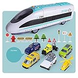 Polizei-Serie Feuerwehr-Serie City-Serie Großes Spielzeugauto Für Kinder Lagerwagen Engineering-Serie Spielzeugauto-Set Kombination Simulation Sound Und Licht Hochgeschwindigkeitszug-Zugmodellsp