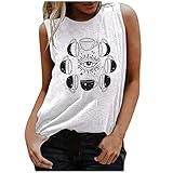 Tops für Damen Damen Bluse elegant Rundhals Tunika Shirt Oberteil Flowy locker Longshirt Tops Langarm lose Bluse Longsleeve Damen Hemd Tuniken t Shirts Casual Longbluse l(#220119+44-Tshirts-A18, L)