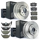 Bremsen/BREMSSCHEIBEN + BREMSBELÄGE VORNE + HINTEN NB PARTS GERMANY 10040939